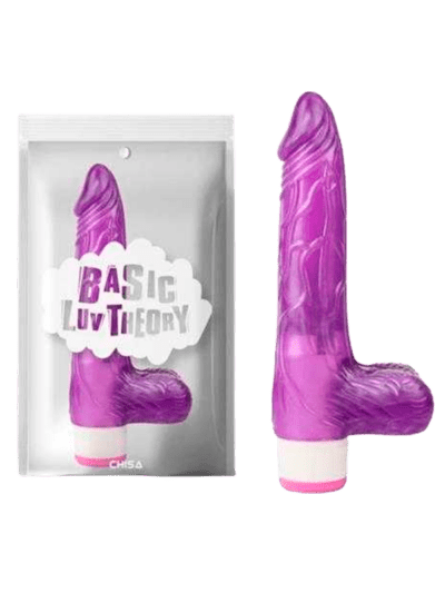 VIBRADOR CON TESTICULOS BASIC LUV THEORY