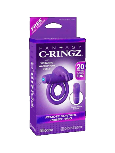 ANILLO CON DOBLE LIGA Y ESTIMULADOR FANTASY C-RINGZ