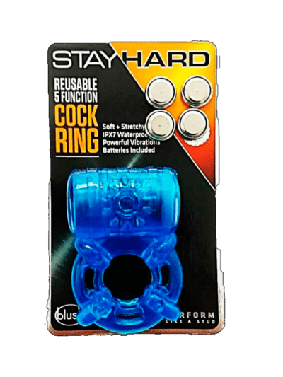 ANILLO CON BALITA VIBRADORA STAY HARD REUSABLE