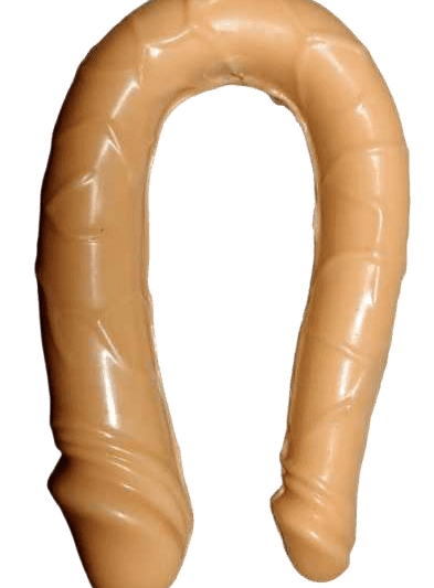 DILDO EN U DOBLE CABEZA CHICO