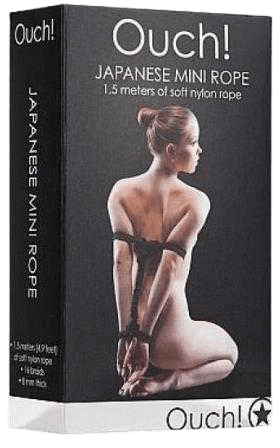 CUERDA OUCH 1.5 MTS NEGRA