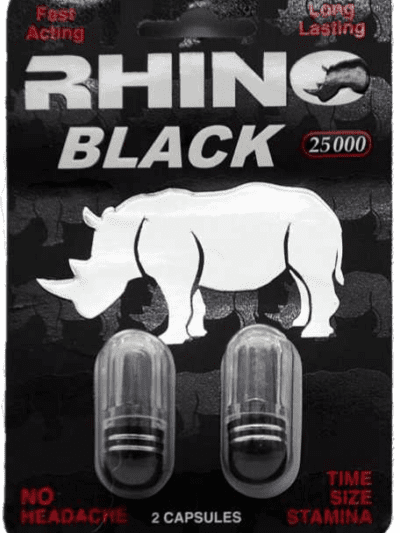 CAPSULAS RHINO BLACK DOBLE