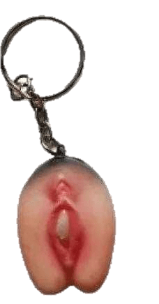 LLAVERO CON FORMA DE VAGINA