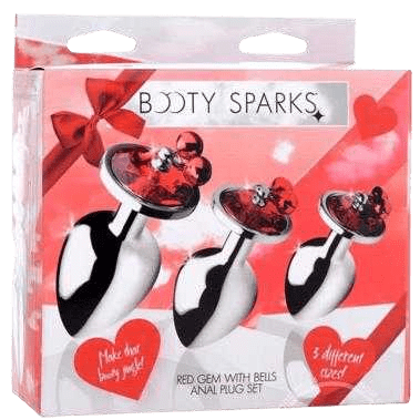 SET DE TRES PLUG BOOTY SPARKS CON CASCABEL