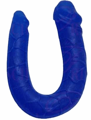 DILDO EN U DOBLE CABEZA CHICO