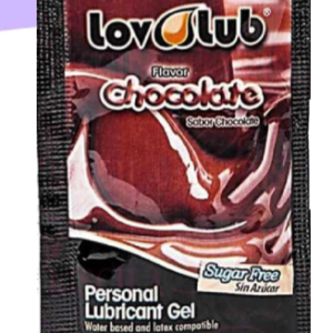 Sobre Con Lubricante Lov Lub Base Agua Sabores
