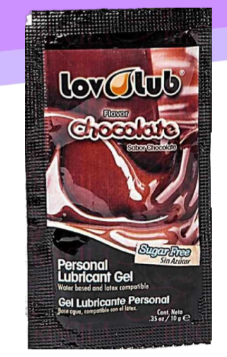Sobre Con Lubricante Lov Lub Base Agua Sabores