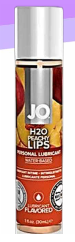 Lubricante JO H2O Base De Agua Sabor Melocotón