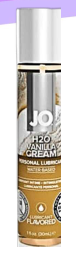 Lubricante JO H2O Base De Agua Sabor Crema De Vainilla