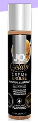 Lubricante JO Gelato Base De Agua Sabor Crema Brulee