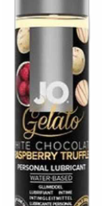 Lubricante JO Gelato Base De Agua Sabor Chocolate Con Fresas y Trugas