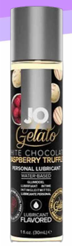 Lubricante JO Gelato Base De Agua Sabor Chocolate Con Fresas y Trugas
