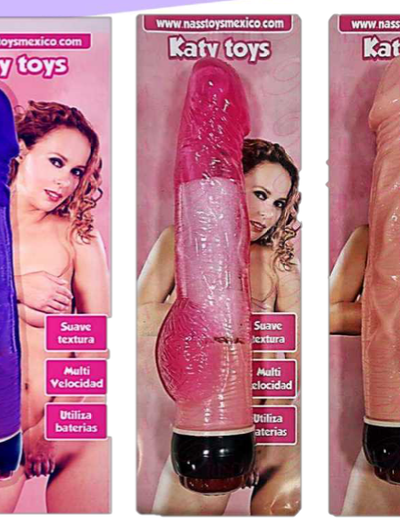 VIBRADOR KATY TOYS CON TESTICULOS