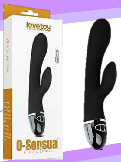 VIBRADOR CON ESTIMULADOR MOTORES DUALES