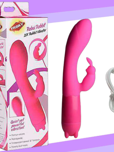 VIBRADOR CON ESTIMULADOR FRISKY REBEL RABBIT SIX RABBIT VIBRATOR