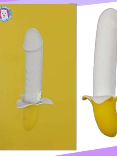 VIBRADOR EN FORMA DE PLATANO FUNCIONA POR APLICACION