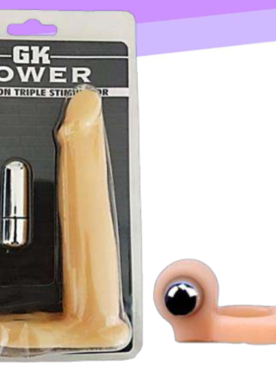 ANILLO CON BALA Y DILDO