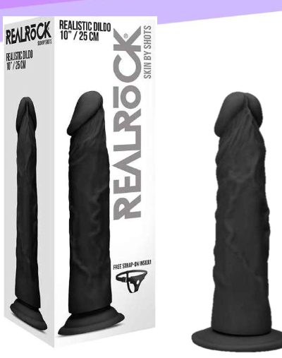 DILDO REALROCK REA068BLK