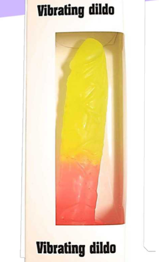 DILDO BICOLOR CON VENTOSA COLORES