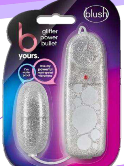 BALITA CON GLITTER PLATEADA