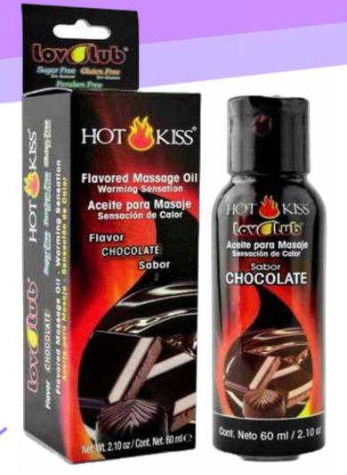 ACEITE PARA MASAJE HOT  KISS