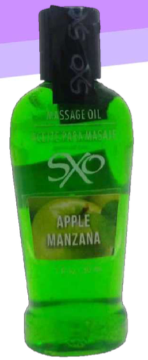 LUBRICANTE DE ACEITE PARA  MASAJE SXO  MANZANA VERDE