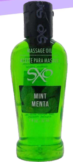LUBRICANTE DE ACEITE PARA MASAJE SXO MENTA