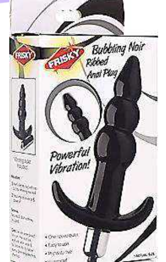 PLUG ANAL CON 3 BOLITAS FRISKY