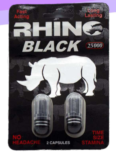 CAPSULAS RHINO BLACK DOBLE