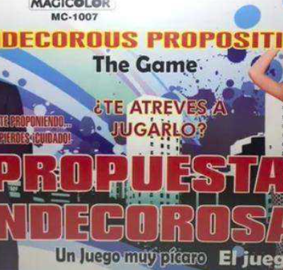 JUEGO DE MESA PROPUESTA INDECOROSA