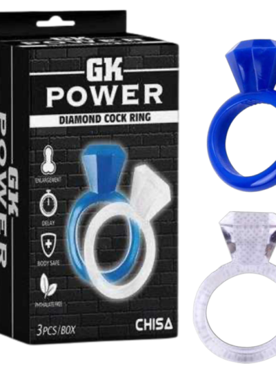 LIGA GK POWER DIAMOND COCK RINGS