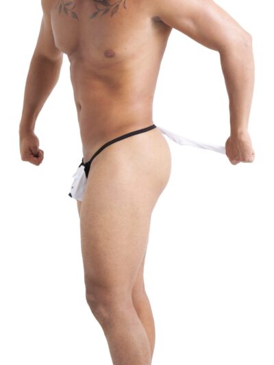 “TA33 Almicar: Tanga de Caballero con Cola de Gato 🐾 ¡Sensualidad y diversión en ropa interior para él! 😼