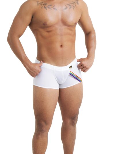 Bóxer Caballero Blanco 🌈👬 “Almicar” 🌟 Modelo TABX44 🩲