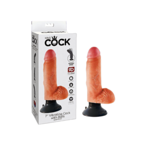 VIBRADOR CON TESTICULOS SENSACIONES ESTIMULANTES COCK PD5406-21