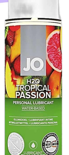 LUBRICANTE JO H2O BASE DE AGUA SABOR TROPICAL PASSION