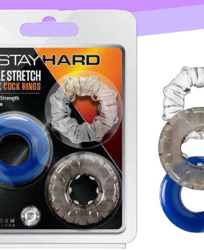 SET DE 3 LIGAS STAY HARD