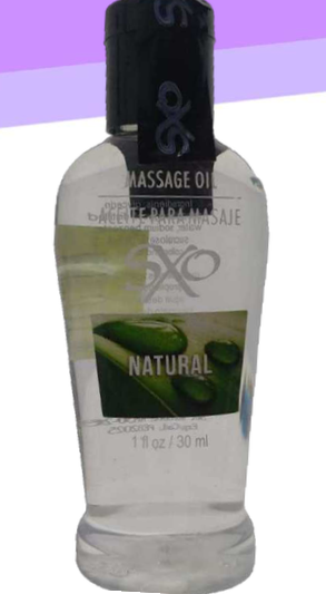 LUBRICANTE DE ACEITE PARA MASAJE SXO NATURAL