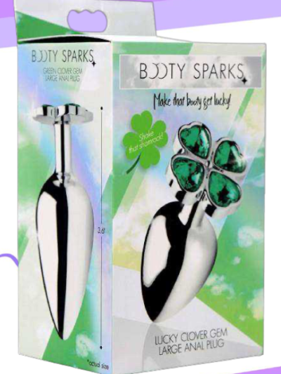 SPARKS BOOTY CON UN TREBOL CUATRO HOJAS